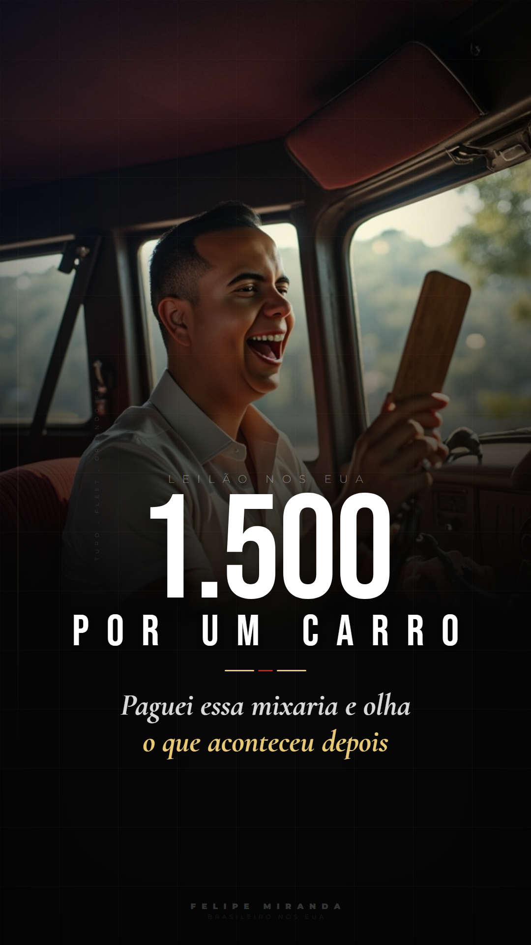 1500 dólares por carro na Turo — e ainda foi barato